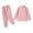 Pink, variant on Toddler Long Underwear Set Winter 2 Piece Lounge Comfatable Thermal Long Sleeve Warm Fleece Lined Athletic Base Layer Tops Legging Pant Set for Boys Girls