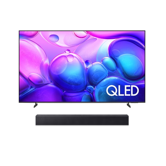 Combo TV 55" Samsung QLED Q6F 4K Smart TV (2025) + Barra de Sonido 2.0 Ch HW-B400F Negro