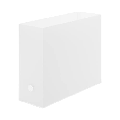 MUJI 02555702 Polypropylene File Box, Standard Type, For A4, Approx. Width  10 x Depth 32 x Height 24 cm