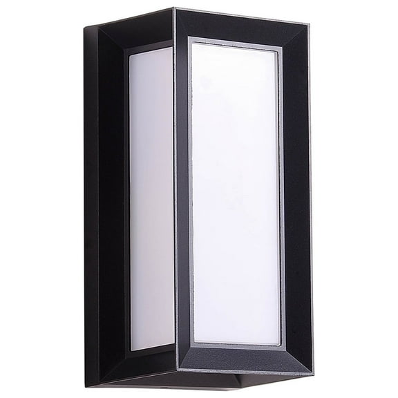 Black Outdoor Indoor Wall Sconce Ip65 Led Wall Lighting Fixture Exterior Porch Aluminum Wall Mounted Black Warm White Hardwired Motion Sensor Dimmable