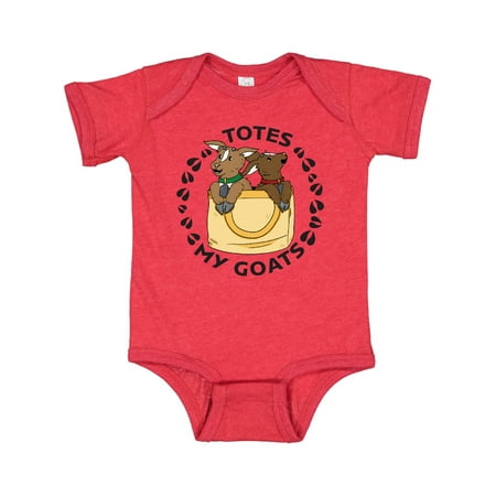 

Inktastic Cute Goats Totes My Goats Gift Baby Boy or Baby Girl Bodysuit