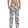 thumbnail image 3 of Picia Color Balls Mens Soft Woven Cotton Elastic Waistband Sleep Pajama Pant Lounge Sleep Pant With Pockets And Drawstring-Large, 3 of 9