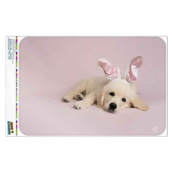 Golden Retriever Puppy Dog Rabbit Bunny Ears Home Business Office Sign
