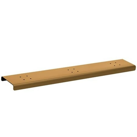 Designer Roadside Mailbox - Salsbury 3-Wide Spreader For Salsbury Designer Roadside Mailboxes In Brass