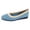 Sky Blue, variant on Loafers for Women Flats Shoes Breathable Knit Mesh Casual Work Office Dress Shoes