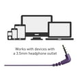thumbnail image 4 of Panasonic ErgoFit Earbud Headphones with Microphone and Neodymium Drivers, RP-TCM125 (White), RP-TCM125-W, 4 of 5