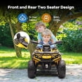 thumbnail image 6 of EastVita 2 Seater Ride On Car,24V Licensed Can-Am Electric ATV Car for Kids, 4 Wheeler Electric Toy Car with Bluetooth,Led,Leather Seaters,5 Mph Max Speed, 6 of 6