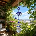thumbnail image 5 of Cheapark Evil Eye Crystal Suncatcher Pendant, Window Balcony Garden Wall Hanging Ornament for Home Festival & Gifting Decor, 14.96in, 1 Pack, 5 of 7