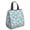 Daisy Pioneer Flower, variant on Daisy Pioneer Flower Blue Pattern Insulated Lunch Bag for Women Men, Large Portable Soft Cooler Tote, Thermal Food Storage Bag with Pearl Cotton, 8.66L, 8.75"x5.75"x9.5"