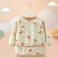thumbnail image 2 of MuXiKeJi Baby Feeding Bibs Long Sleeved Toddler Soft Smock Coverall Protective Garment for Mealtime Care, 2 of 3