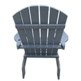 thumbnail image 4 of Gray Adirondack Chair | Umbrella Hole on Arm for Sun Protection | Sturdy Solid Wood Design | Supports 264LBS, 4 of 4