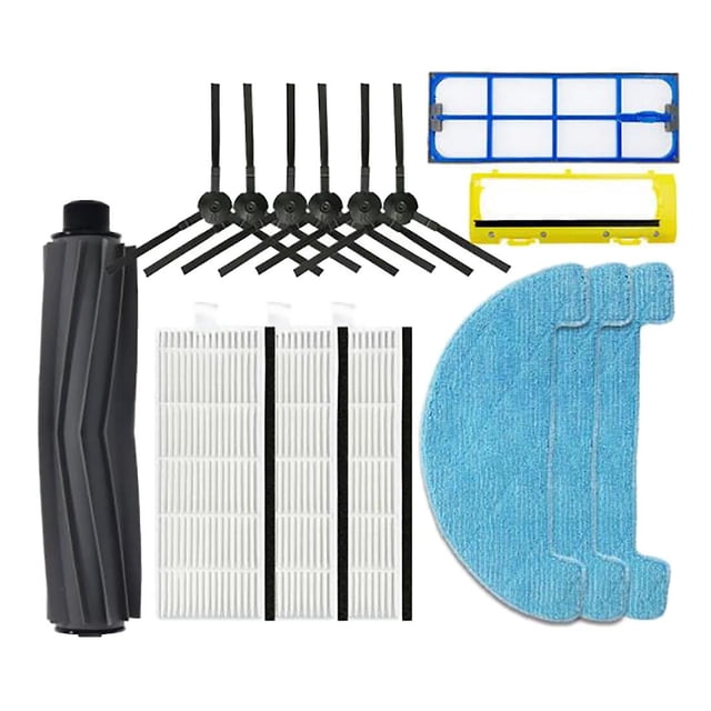 Reemplazo de robots de barrido Kit para Ilife A8 A6 X620 X623 filtro de cepillo principal paño de mopa parte 15 Uds