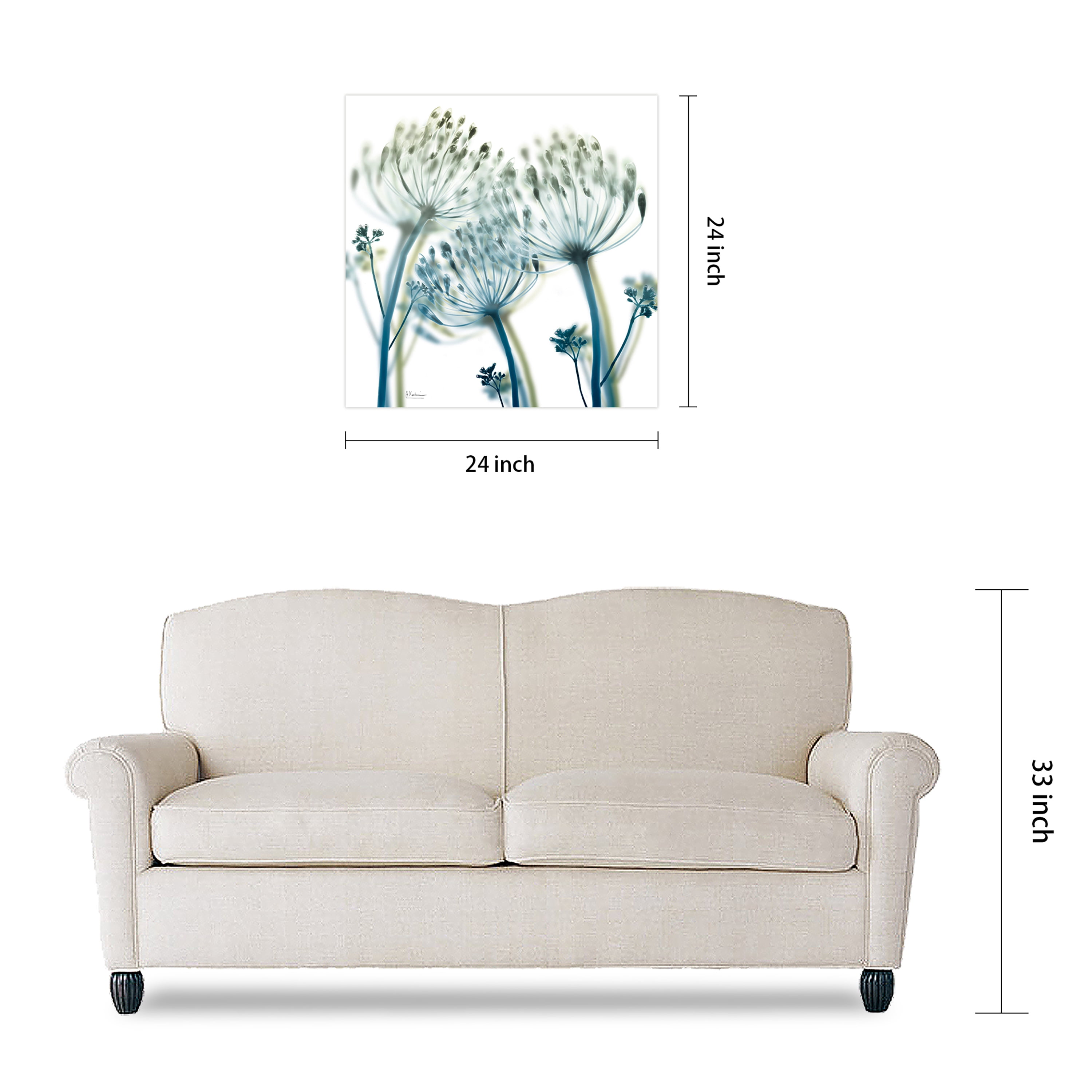 Unfocused Beauty 2 Frameless Free Floating 24 in x 24 in Photography Art Prints, by Empire Art