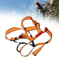 thumbnail image 2 of Cinturón de seguridad para escalada, cinturón de seguridad para escalada Arnés de seguridad para escalada naranja Arnés de seguridad para exteriores Características mejoradas, 2 of 8