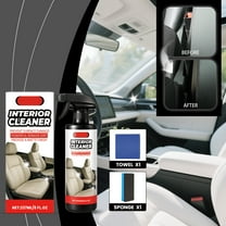 Interior Car Cleaner, Removes Stains & Deep Cleans Car Seats, Leather, Fabric, Upholstery, Plastic, Dashboard & More - Car Cleaning Kit & Interior Detailer Spray