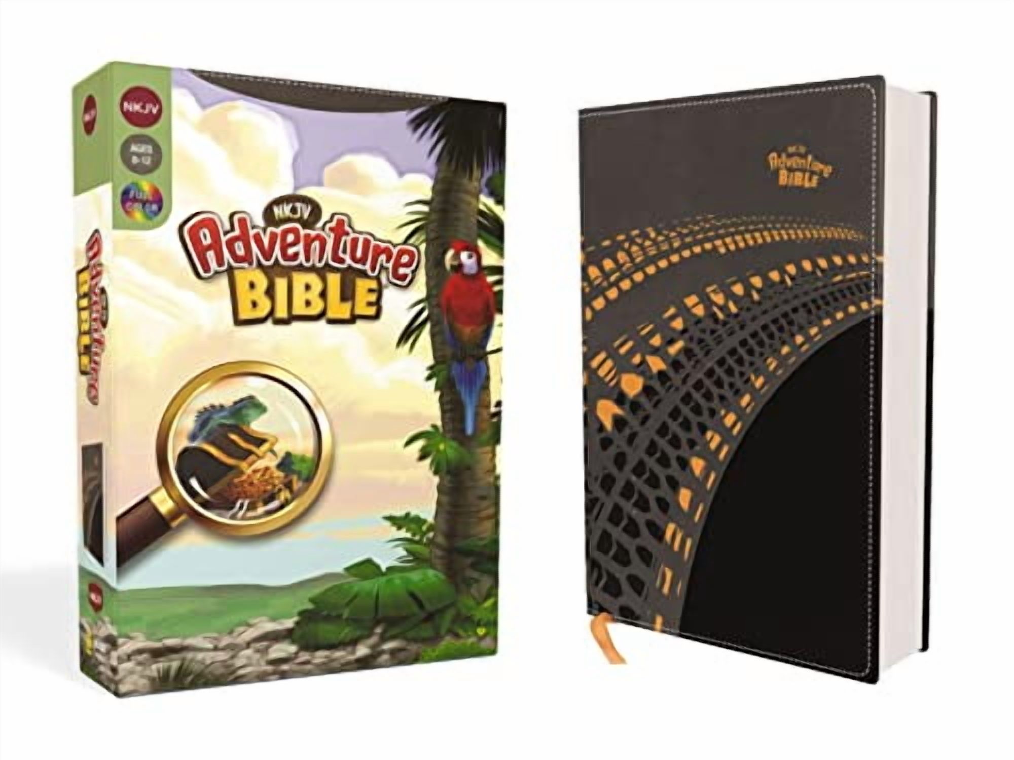 Adventure Bible Nkjv, Adventure Bible, Leathersoft, Gray, Full Color, (Hardcover)