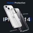 thumbnail image 3 of Funda JeTech para iPhone 14 de 6.1 pulgadas a prueba de golpes, transparente, 3 of 6