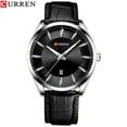 thumbnail image 4 of Curren Quartz Watches For Men Leather Strap Male Wristwatches Top Luxury Brand Business Men's Clock 45 Mm Reloj Hombres - Quartz Wristwatches, 4 of 6