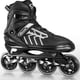 thumbnail image 1 of Patines CENTURFIT Linea 4 Ruedas Profesionales Ajustables Adultos Color Negro Talla De Los Patines Gd 24-26.1 ABEC-7, 1 of 11