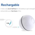 thumbnail image 4 of Smart Interactive Cat Toy Ball Automatic Usb Rechargeable Pet Cat Toy Roller Ball with 360 Degree Led Light Rotating Ball (White), 4 of 5
