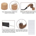 thumbnail image 3 of Handmade Wooden Pipe Kit - Complete Tobacco Smoking Kit with Heat-Resistant Inner Liner & Accessories Gift Set, 3 of 5