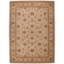 Nourison Heritage Hall Area Rug Ivory 7'9" x 9'9" Contains Latex Wool Oriental 0.25 - 0.5 inch 8' x 10' Indoor