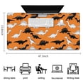 thumbnail image 5 of Long Mouse Pads for Desk,Orange Cartoon Black White Dinosaurs Desk Mats on Top Of Desks, Desk Mouse Pad Extra Large with 3mm Non-Slip Base and Stitched Edge for Gaming,Work,Home 47.3"x23.6", 5 of 5