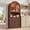 Walnut, variant on Conate 70" Tall Arched Kitchen Pantry Cabinet with LED Light, Fluted Storage Cabinets with Stemware Rack, Glass Doors for Dining Room & Living Room
