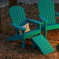 thumbnail image 4 of Wildridge Heritage Sunset Adirondack Chair, Aruba Blue, Outdoor Weather Resistant Poly Patio Furniture, 4 of 5
