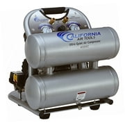 California Air Tools 4620AC-22060 Ultra Quiet & Oil-Free 2.0 Hp, 4.0 Gal. Aluminum Twin Tank Air Compressor (220V 60HZ)