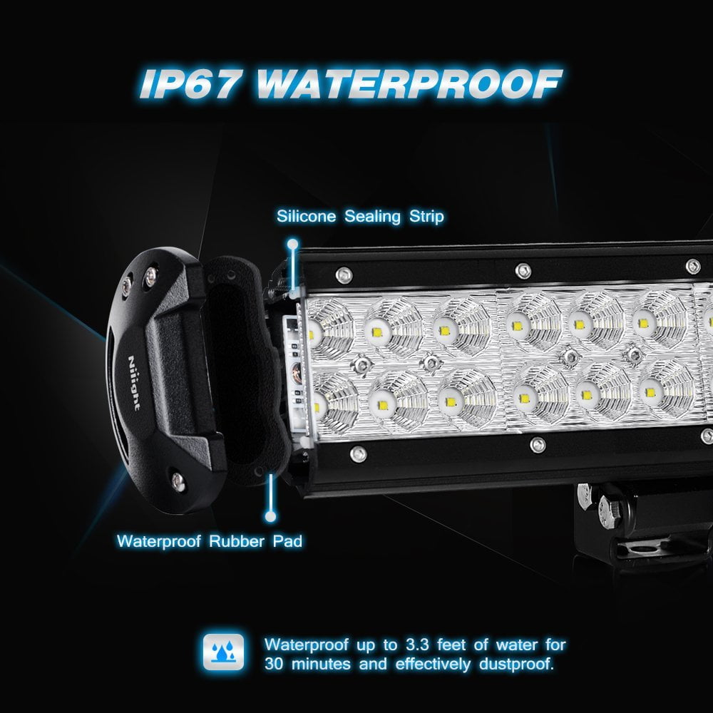 Nilight 39Inch 252W LED Work Light Bar Spot Flood Combo Fog Light Driving Lights Offroad Lighting for SUV UTE ATV Truck 4x4 Boat,2 Years Warranty