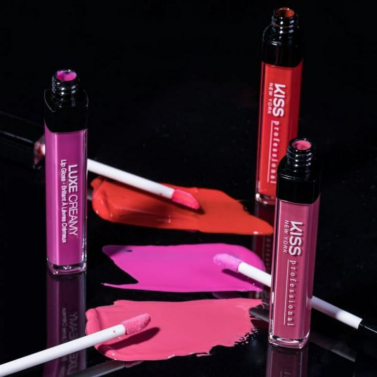 Kiss New York Professional Luxe Creamy Lip Gloss - Hot Kiss New York Professional Luxe Creamy Lip Gloss - Hot