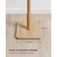 thumbnail image 4 of Perchero de Madera Maciza, Organizador de Ropa de Pie, con 8 Ganchos, para Pasillo, Entrada, Beige Natural, 4 of 6