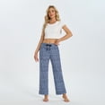 thumbnail image 4 of U2SKIIN Women's Leopard Print Pajama Pants, Soft Stretchy Pajamas Bottoms with Pockets for Lounging, 4 of 7
