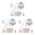 thumbnail image 3 of kurtrusly Blow Bubble Double Sided Tape DIY Crafts Multipurpose Tape Sticky Creative Style E 3Set, 3 of 6