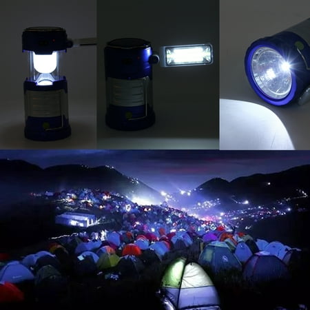 220v Camping Light Outdoor Rechargeable Led Flashlight Usb Solar 220v Camping Light Outdoor Rechargeable Led Flashlight Usb Solar Portable Lantern Emergency Blue
