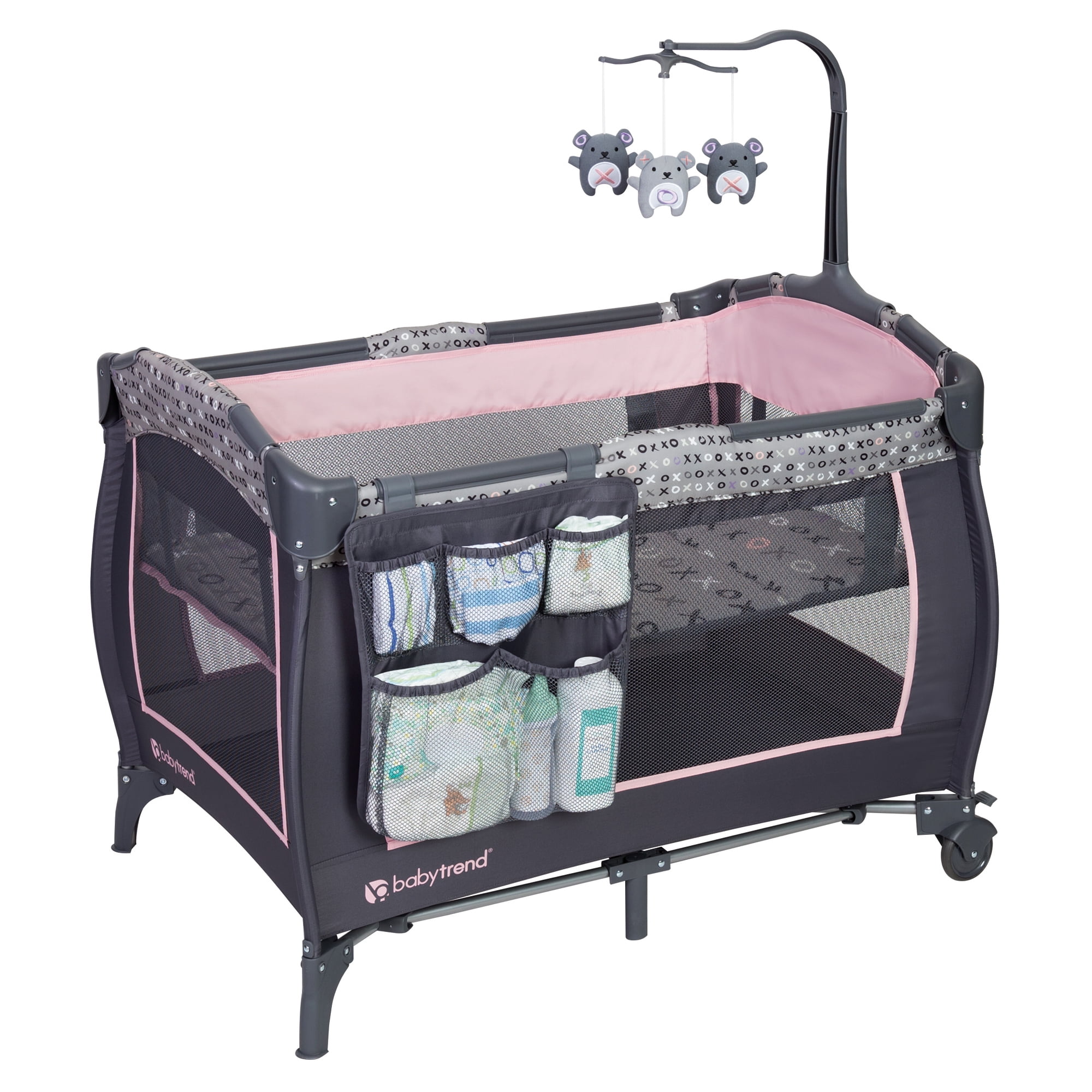 pack and play with bassinet and changing table