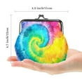 thumbnail image 2 of ERJLKXP Colorful Tie Dye Small Coin Purse & Pouchese for Women and Girls,Leather Coin Wallet Travel Essentials for Change, Keys, Lipstick, 2 of 7