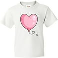 thumbnail image 3 of Inktastic Pink Balloon Heart Youth T-Shirt, 3 of 5