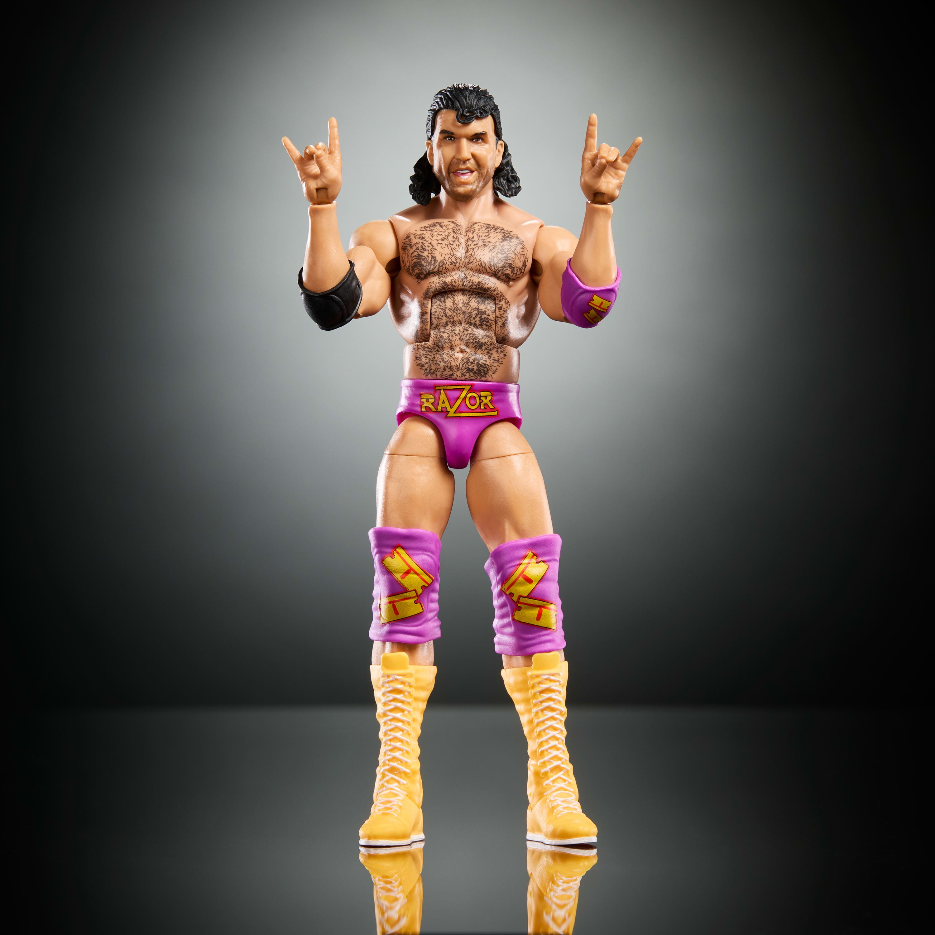 WWE Elite Legends Razor Ramon Action Figure & Accessories, Series 28 6-inch Collectible Set - Walmart Exclusive