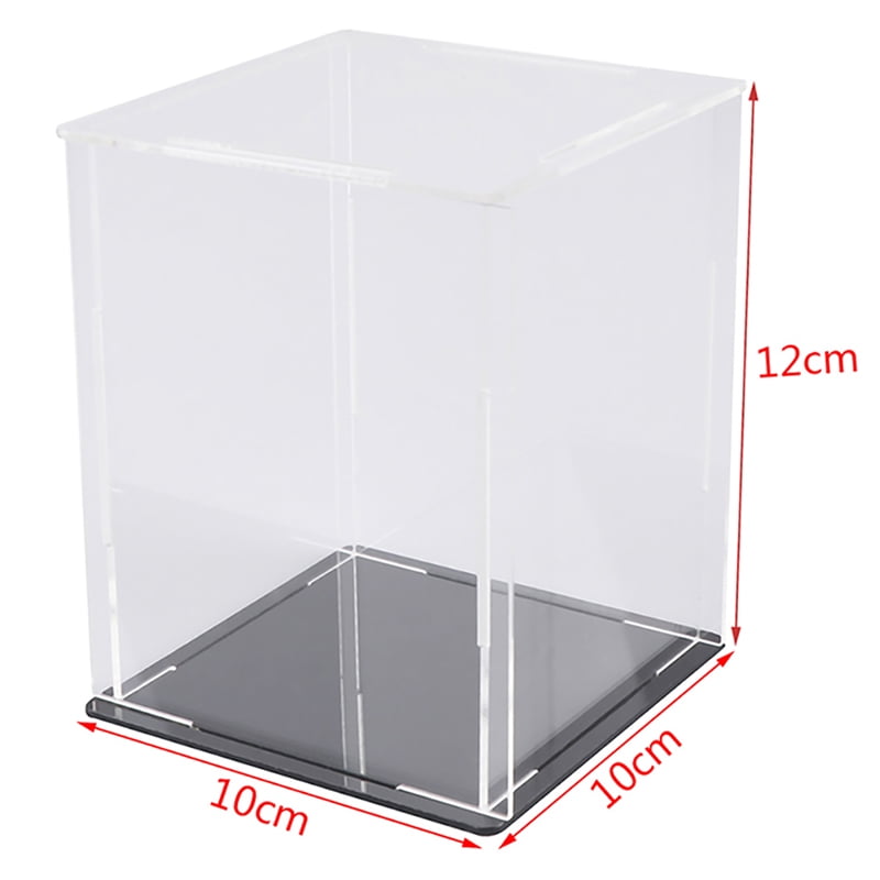 Mini Action Figure Model Toy Acrylic Clear Display Case Box Perspex 8x8x8cm 