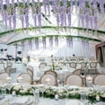 thumbnail image 4 of Wisteria Flower String Vine Decorative Rattan for Home Wedding and Party Decoration 10PCS, 4 of 7