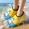 thumbnail image 4 of OOOUM Non Slip Water Shoes For Kids Comfortable Soft Swim Shoes Cute Graphic Beach Shoes Toddler Aqua Summer Flats BU2 CN:33, 4 of 4