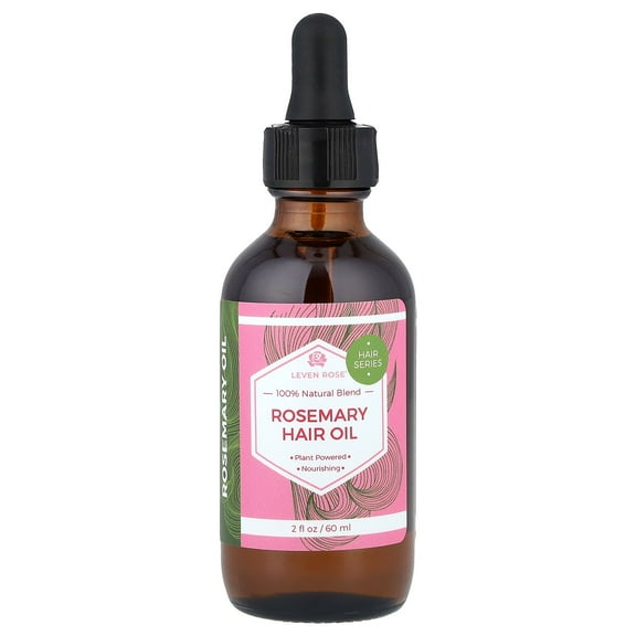 Leven Rose Rosemary Hair Oil , 2 fl oz (60 ml)