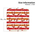 thumbnail image 2 of Yiaed Red Lobster Print Leather Coasters for Drinks - Cup Coasters Coffee Table Kitchen Table Bar, Home & Office Gifts Handmade Drink Coasters-Square, 2 of 6