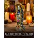 thumbnail image 4 of Figura de Santa Muerte Plateada 24 Cm Tarot Felix, 4 of 5