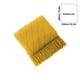 thumbnail image 3 of Manta de Punto Suave con Flecos | 180 X 130 Cm | Nailon y Elastano | Manta Acogedora para Todo Tipo de Climas, Ideal para Sofá, Cama y Camping | Lavable a Máquina | Manta Acogedora En Amarillo, Azul,, 3 of 6