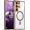 Dark Purple, variant on MYKOMI Magnetic Compatible with Samsung Galaxy S24 Ultra Case [Compatible with MagSafe] Full Camera Lens Protector Luxury Plating Soft Clear Silicone Cover for Women Men Shockproof Phone Case
