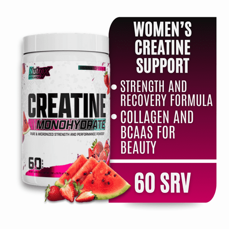 Nutrex Research Strawberry Watermelon Creatine Monohydrate Powder 60 Servings