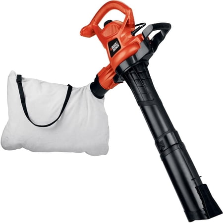 12 AMP 230 MPH 385 CFM Corded Electric 3-In-1 Handheld Leaf Blower  Vacuum & Mulcher with Tool Free Switchover